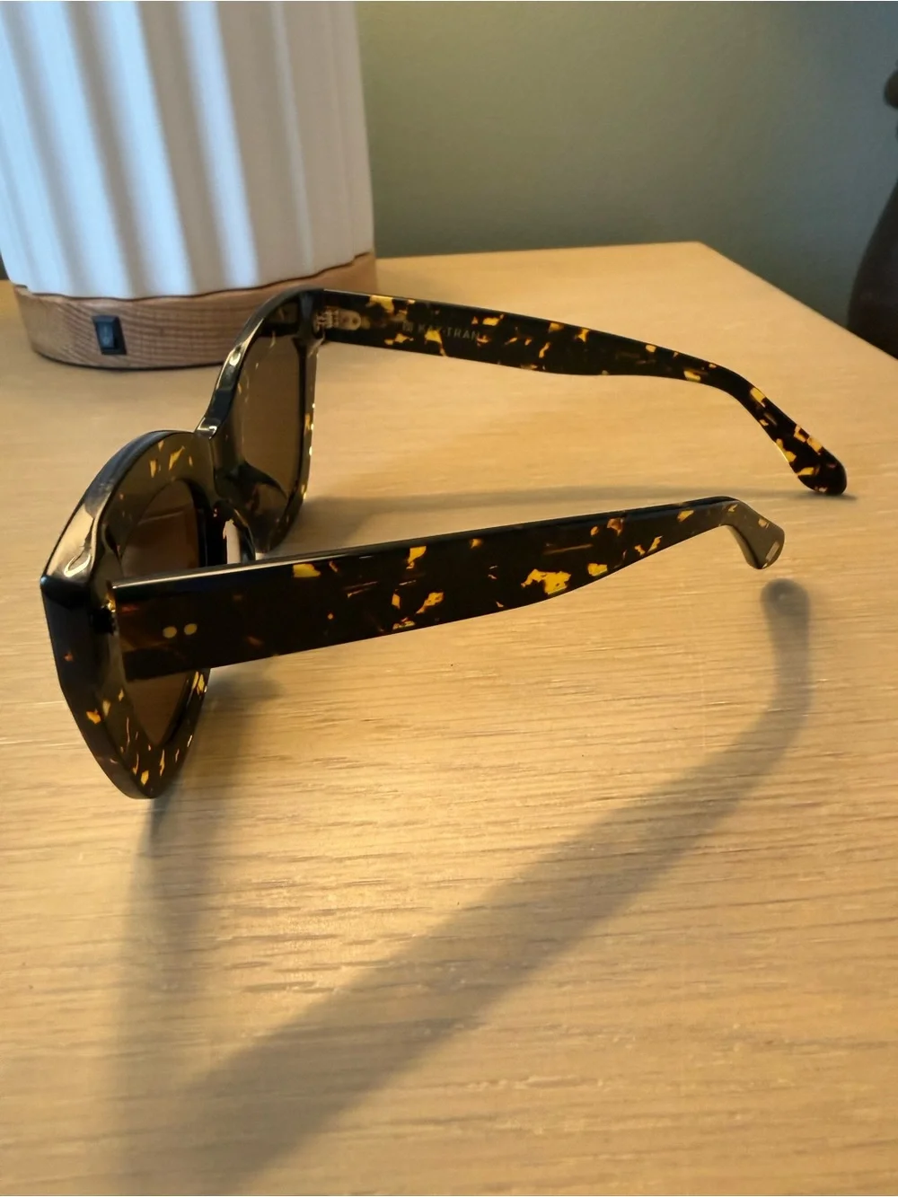 KayTran Low Bridge Tortoiseshell Cat Eye Sunglasses